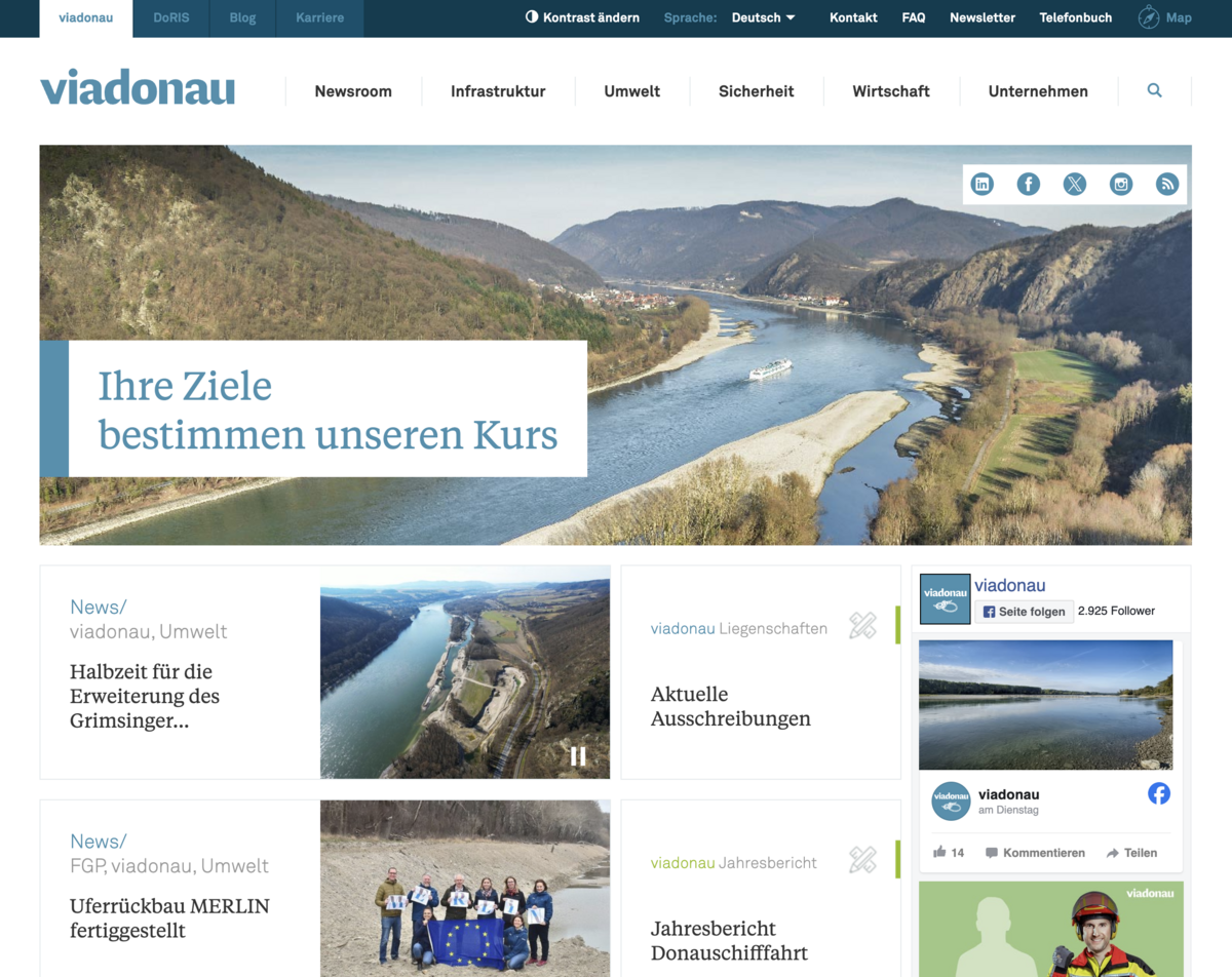 viadonau.org Screenshot