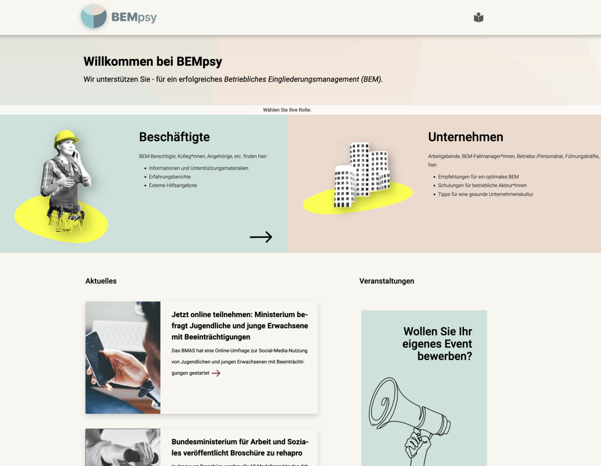 bempsy.de Screenshot
