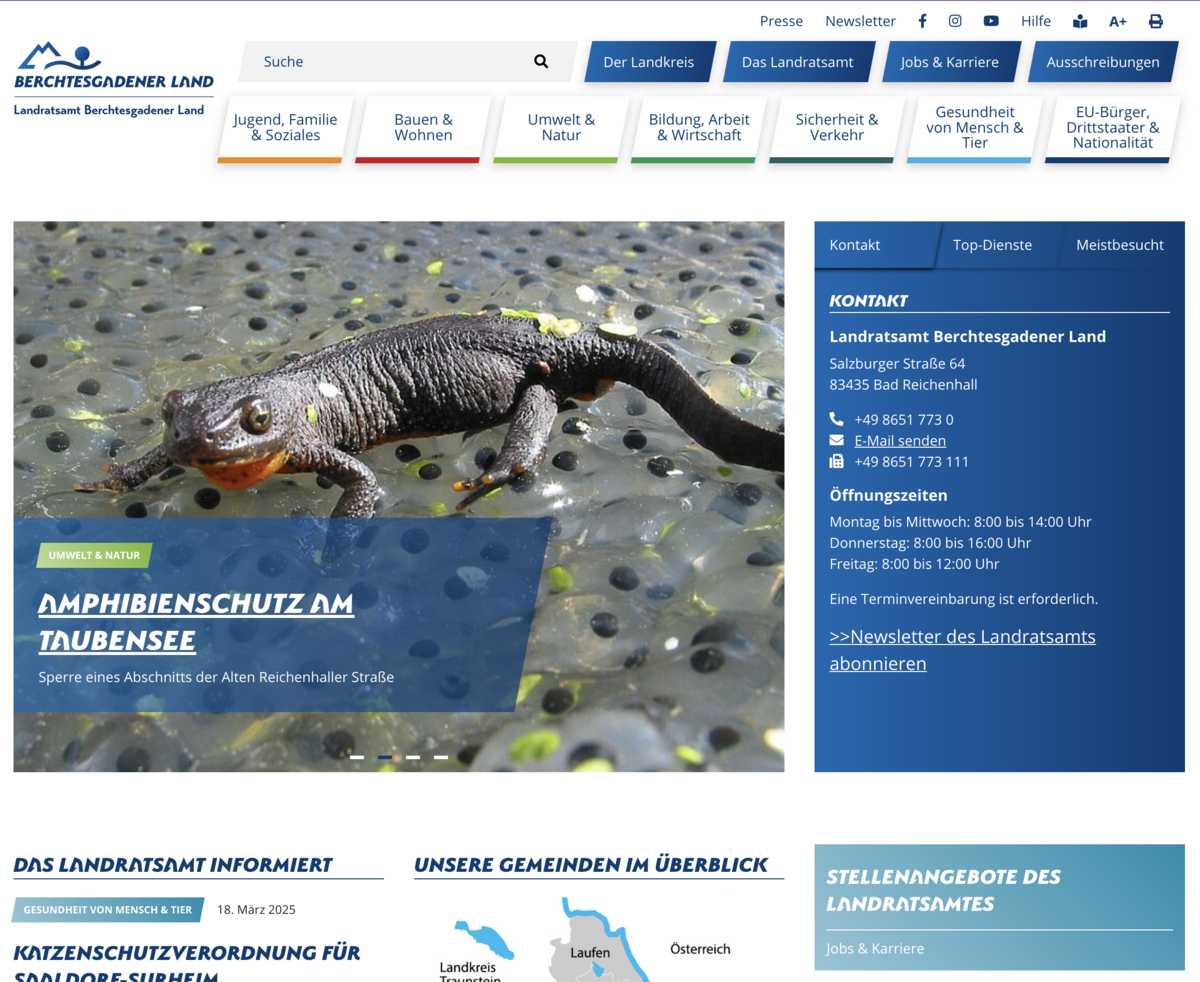 lra-bgl.de Screenshot