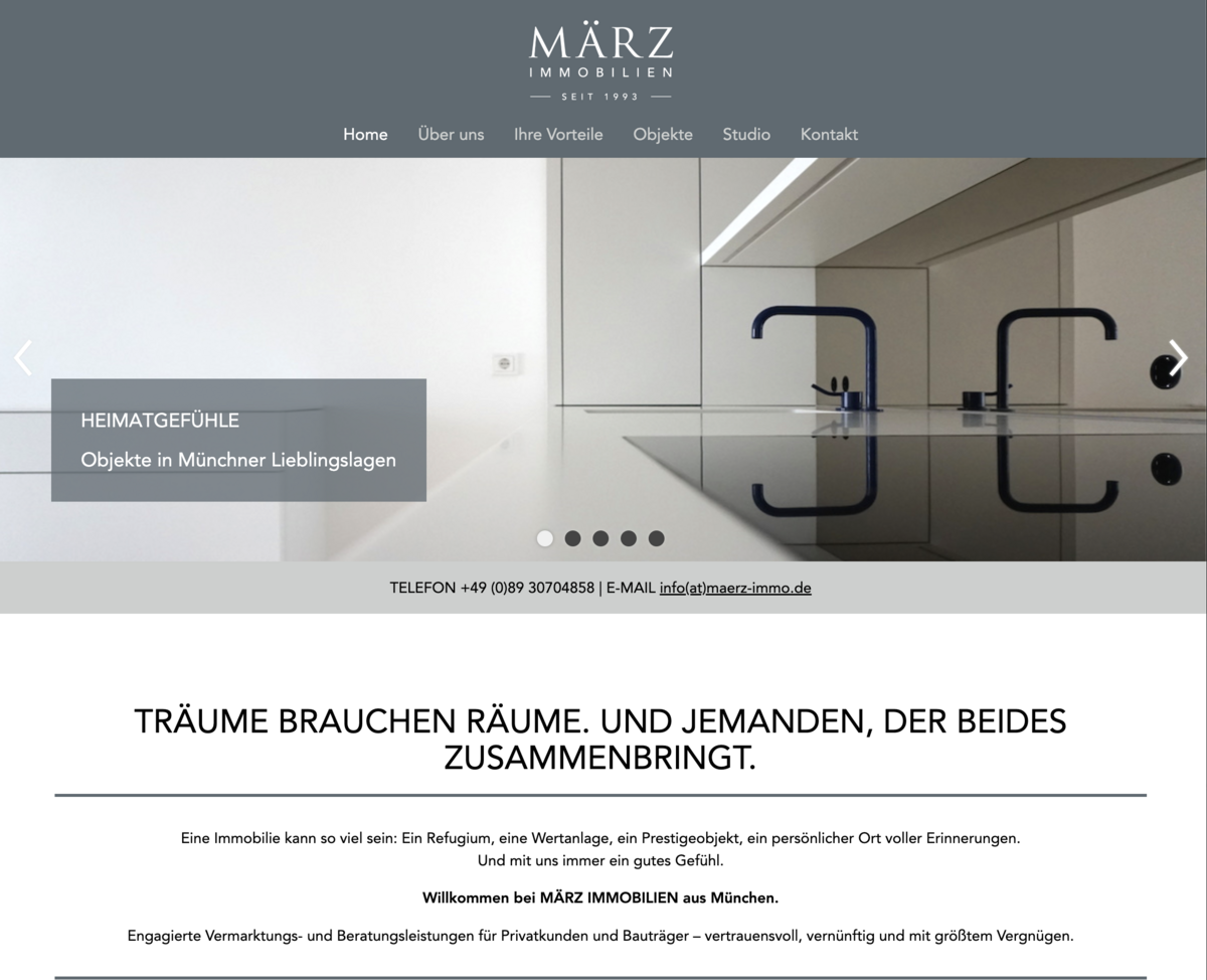 maerz-immo.de Screenshot